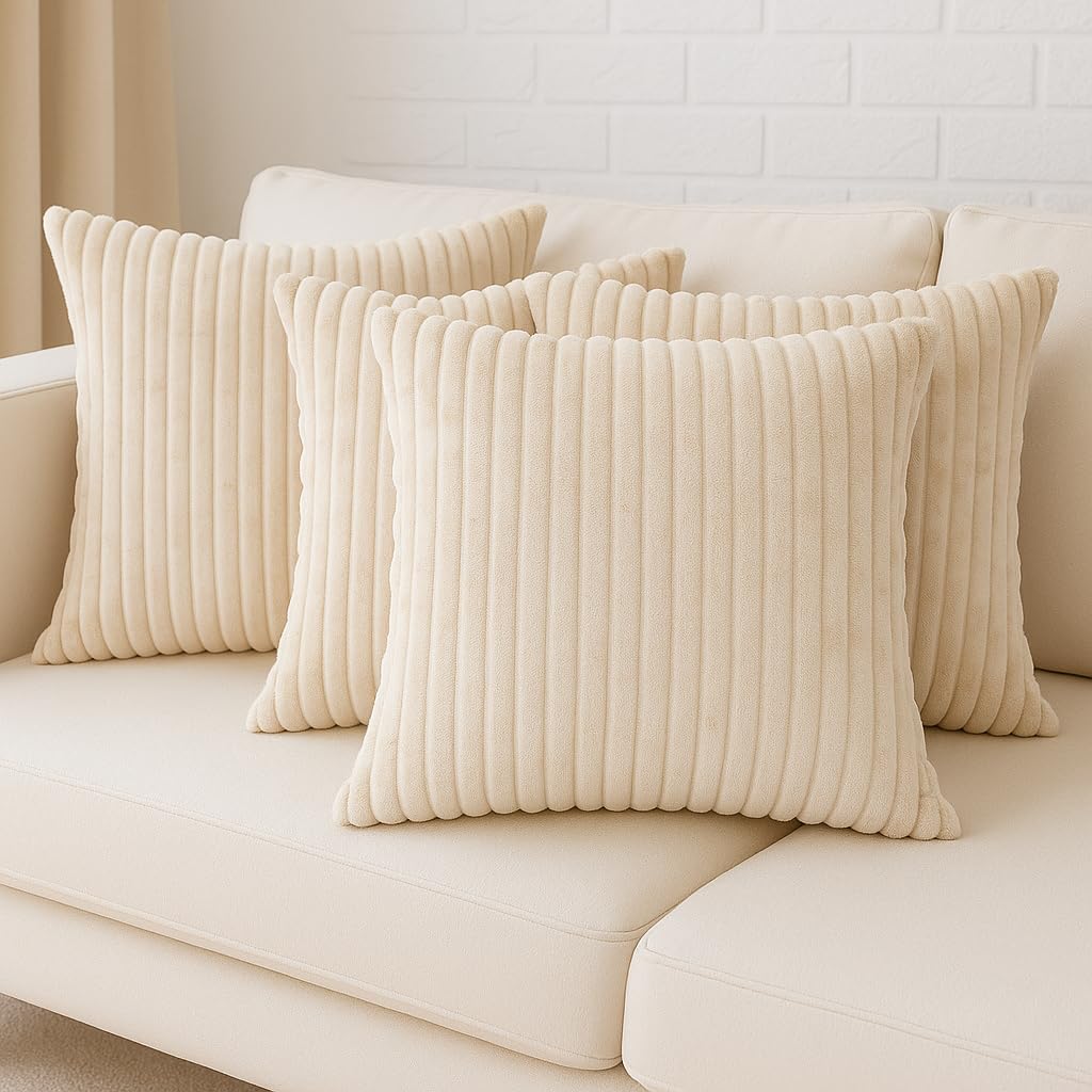 beige cushion cover