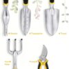 HASTHIP® Garden Tools Set for Home Gardening – 5 Essential Hand Tools
