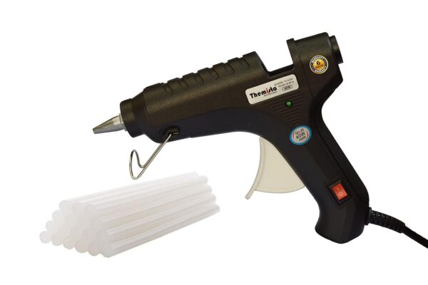 40W Hot Melt Glue Gun with Glue Sticks – Leak-Proof, Anti-Drip Design for Arts, Crafts & DIY Projects