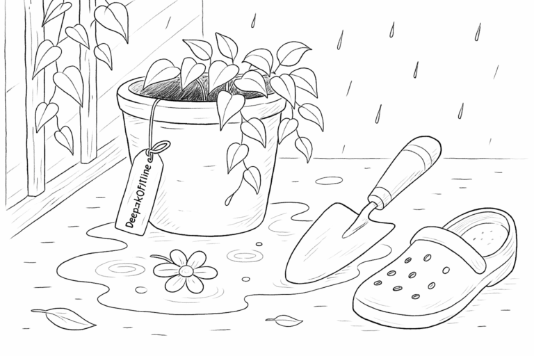 Bloom Where You Color — Printable Sheets for Garden Lovers 1 plants 3