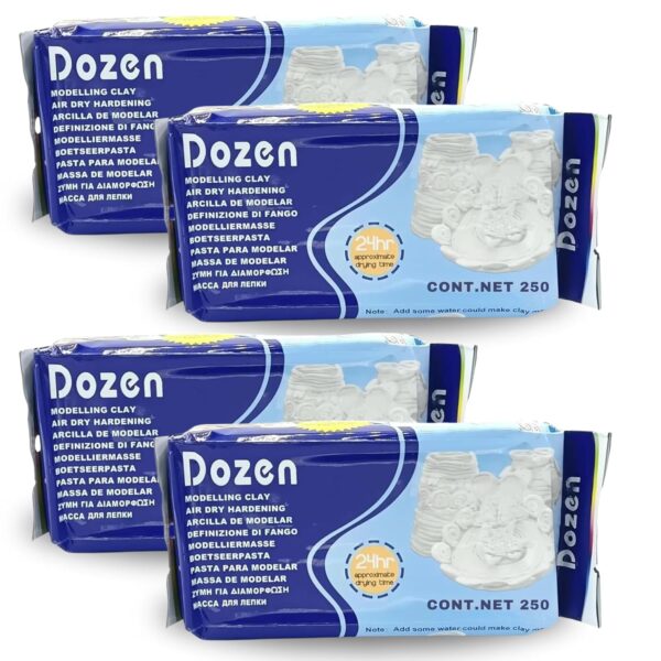 white air dry clay White Air Dry Clay – 1 kg Soft, Ready-to-Use Clay for Art, Craft, Sculpture & Pottery